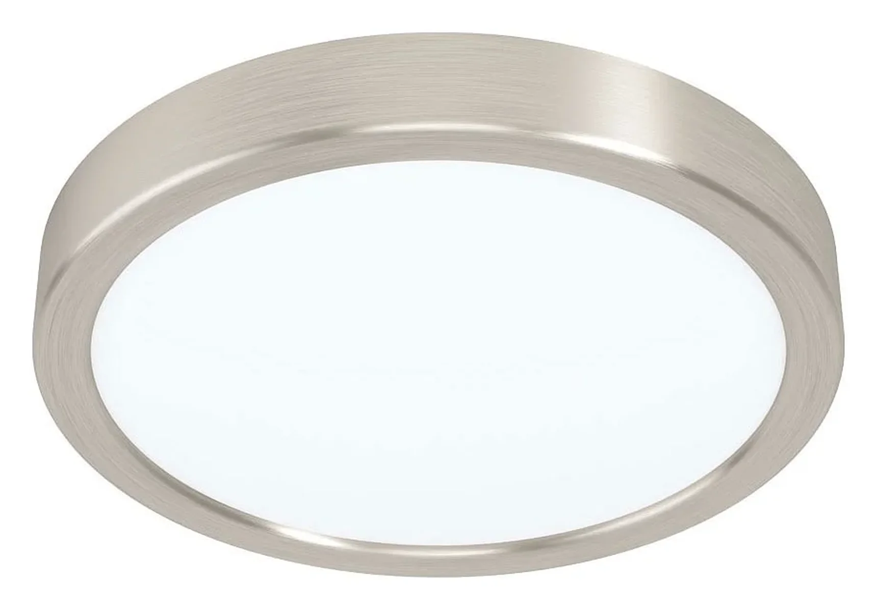 99219 Светодиод. накладной светильник FUEVA 5, 16,5W (LED), ?210, H28, 1800lm, 3000K, сталь, никель