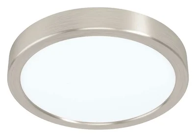 99219 Светодиод. накладной светильник FUEVA 5, 16,5W (LED), ?210, H28, 1800lm, 3000K, сталь, никель