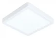 99237 Светодиод. накладной светильник FUEVA 5, 16,5W (LED), 210х210, H28, 1800lm, 3000K, сталь, белы