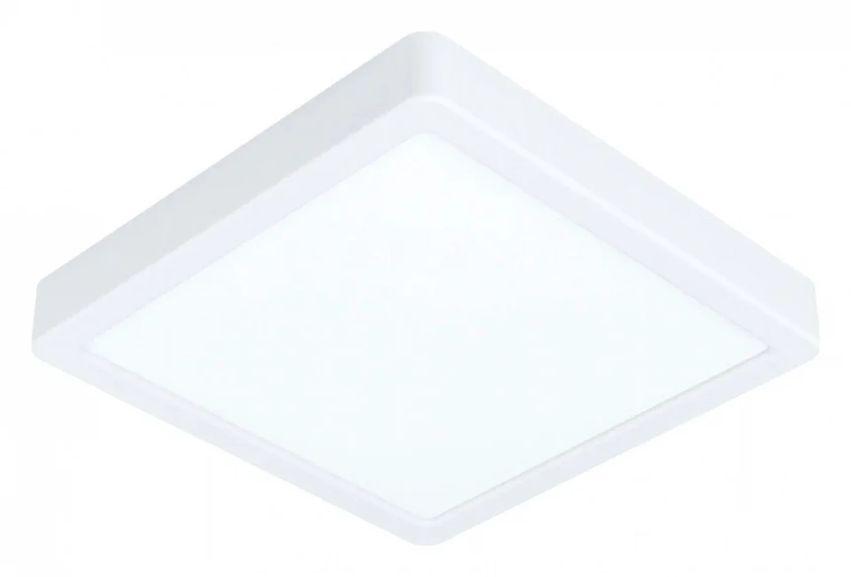 99237 Светодиод. накладной светильник FUEVA 5, 16,5W (LED), 210х210, H28, 1800lm, 3000K, сталь, белы
