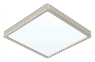 99254 Светодиод. накладной светильник FUEVA 5, 20W (LED), 285х285, H28, 2500lm, 4000K, сталь, никель