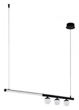 99376 Светодиодный подвесной PHIANEROS, 22W (LED), L1000, H1200, сталь, черный/пластик, черный, белый