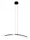 99382 Светодиодный подвесной EGIDONELLA, 20W (LED), L900, B140, H1200, сталь, черный/пластик, белый