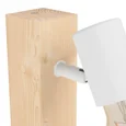 99482 Спот TOWNSHEND 3, 1x10W(E27), L165, B50, дерево, сталь, коричневый, белый