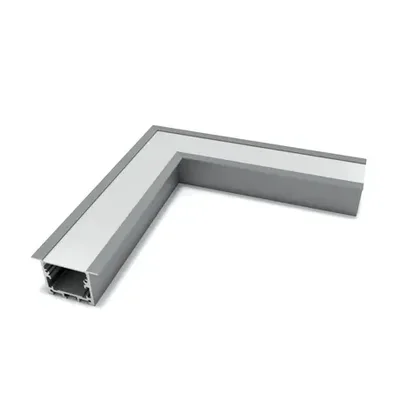 Соединитель RVE-CONNECT-90 угловой 90° для встраиваемого профиля 49х32 мм.