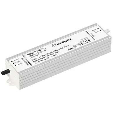 Блок питания ARPV-12060-B (12V, 5.0A, 60W) (Arlight, IP67 Металл, 3 года), 020006(1)