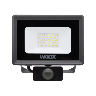 Светодиодный прожектор WOLTA WFL-20W/06s 20Вт 5700K IP65 с Датчиком