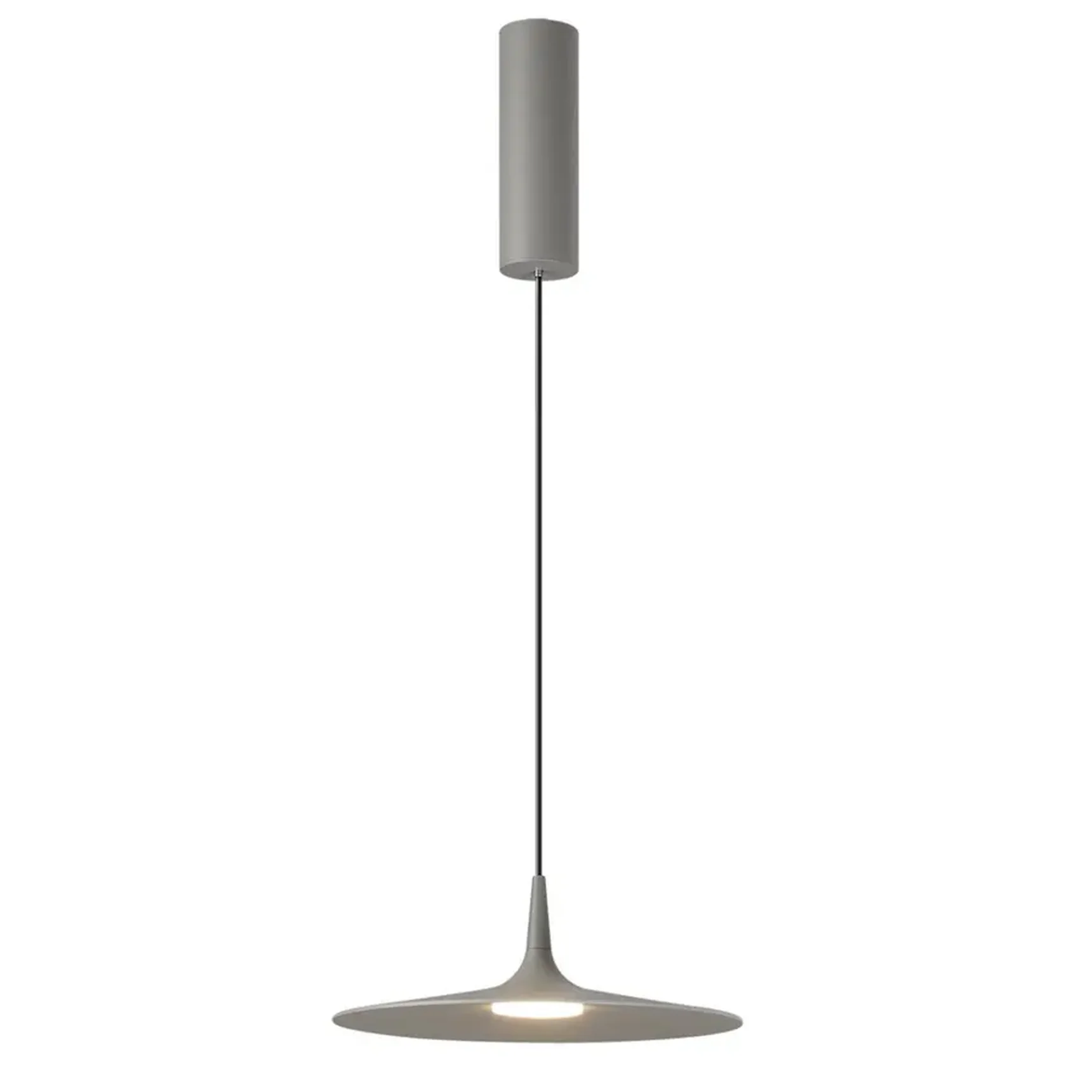 7038/12L HIGHTECH ODL25 305 серый/металл/акрил Подвесной светильник IP20 LED 12W 3000K AC90-260V SOMBRA