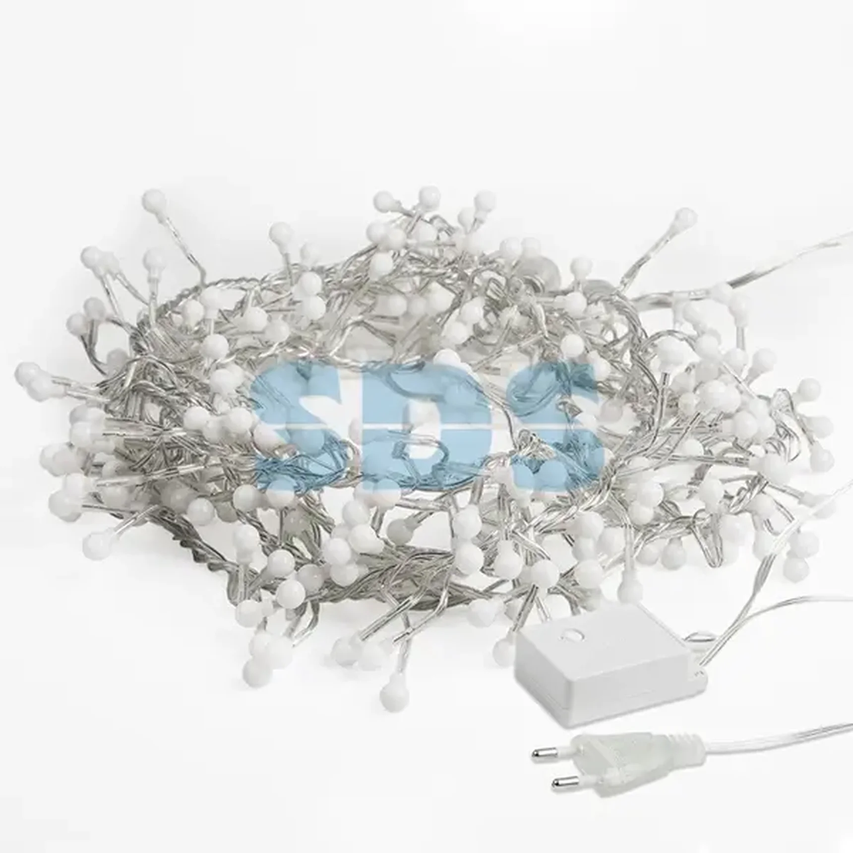 Гирлянда Мишура LED  6 м  Прозрачный ПВХ, 576 диодов, цвет красный