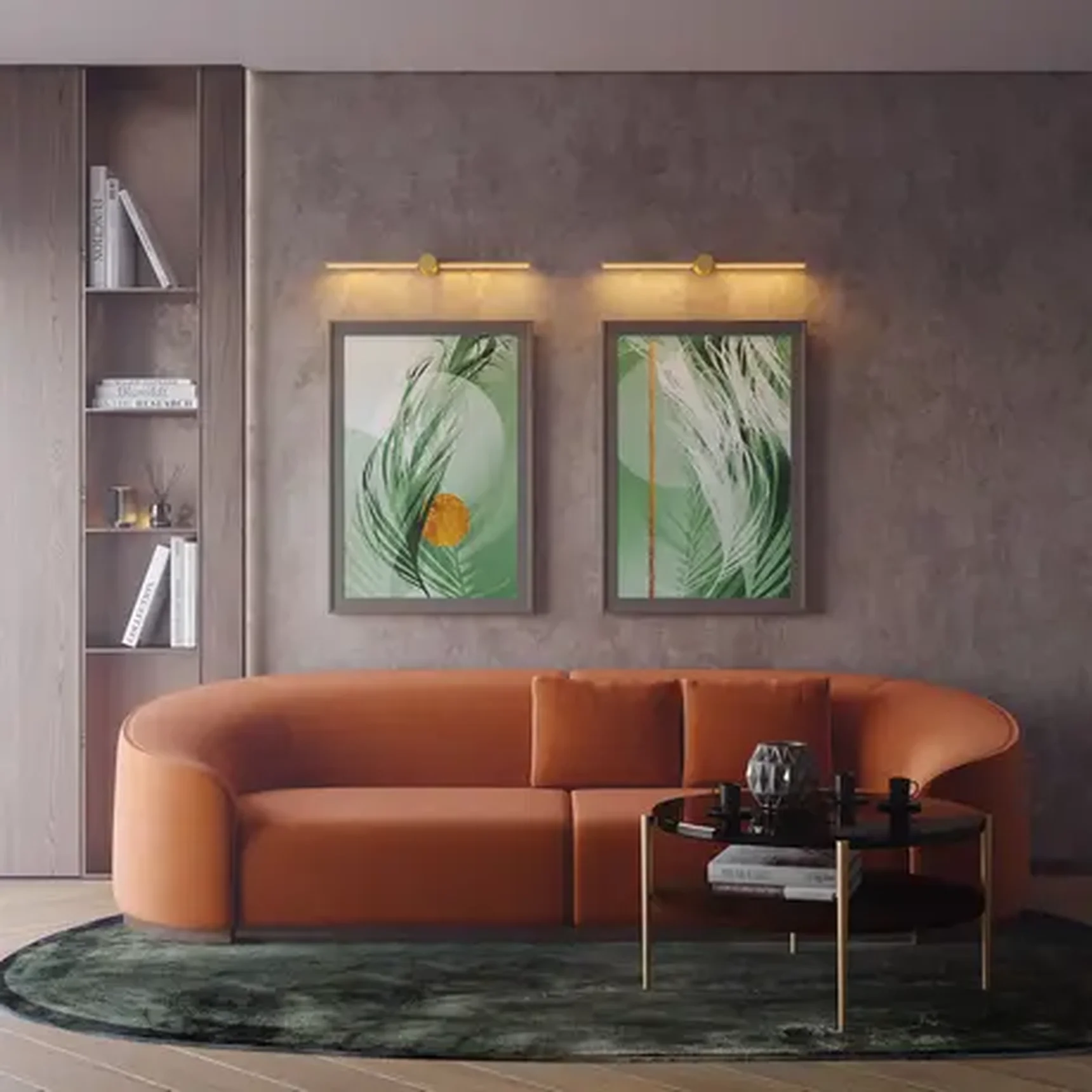 Светильник SP-PICASO-M-TURN-L700-12W Day4000 (GD, 100 deg, 230V) (Arlight, IP20 Металл, 3 года), 037346(1)