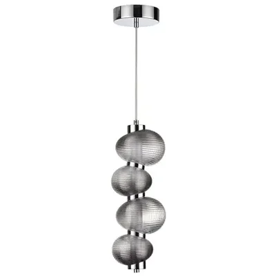 5096/17L L-VISION ODL25 419 хром/дымчатый градиент/металл/стекло Подвес LED 17W 4000K 2686Лм BRUCO