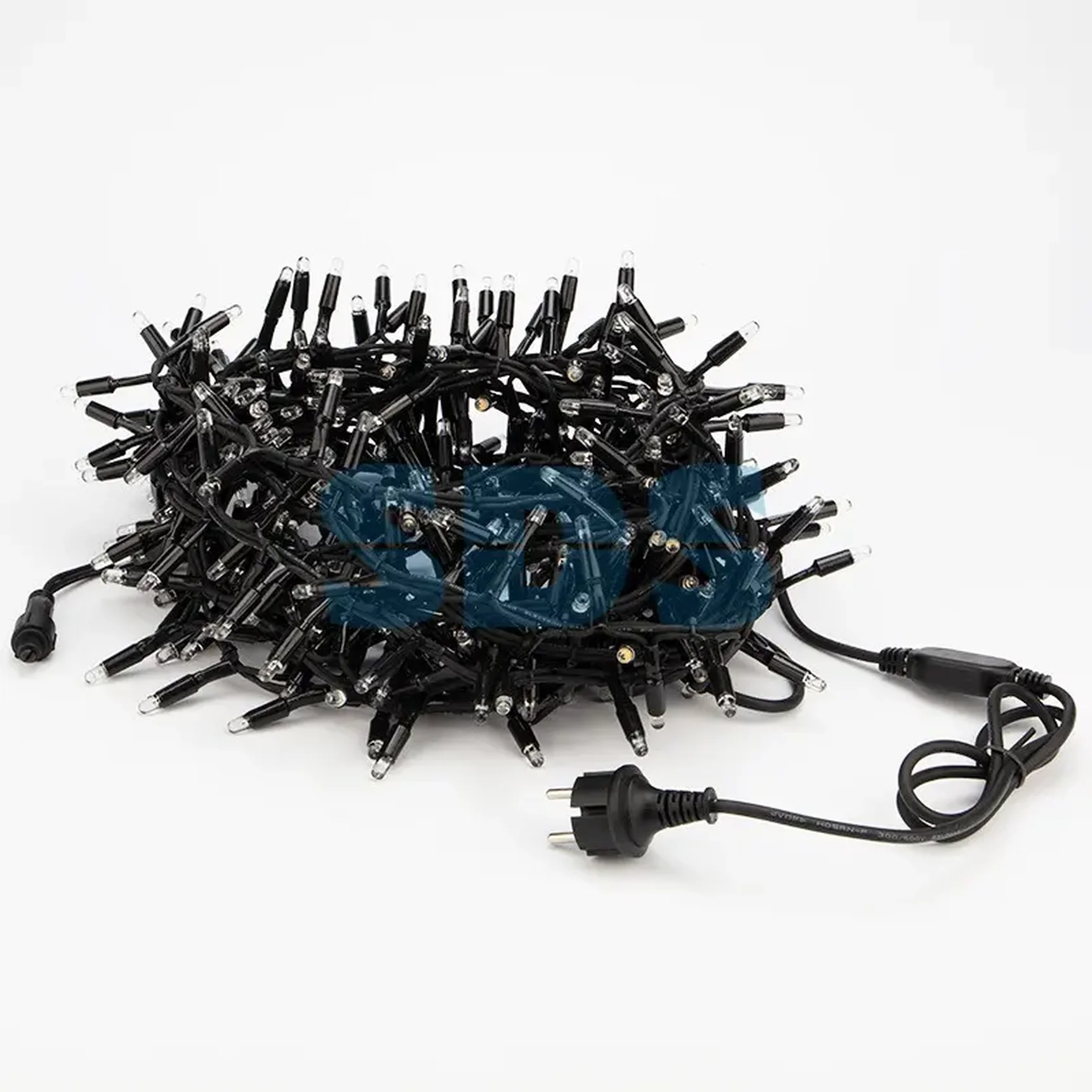 Гирлянда «Кластер» 10 м,  400 LED,  черный каучук,  IP67, соединяемая,  цвет свечения теплый белый NEON-NIGHT