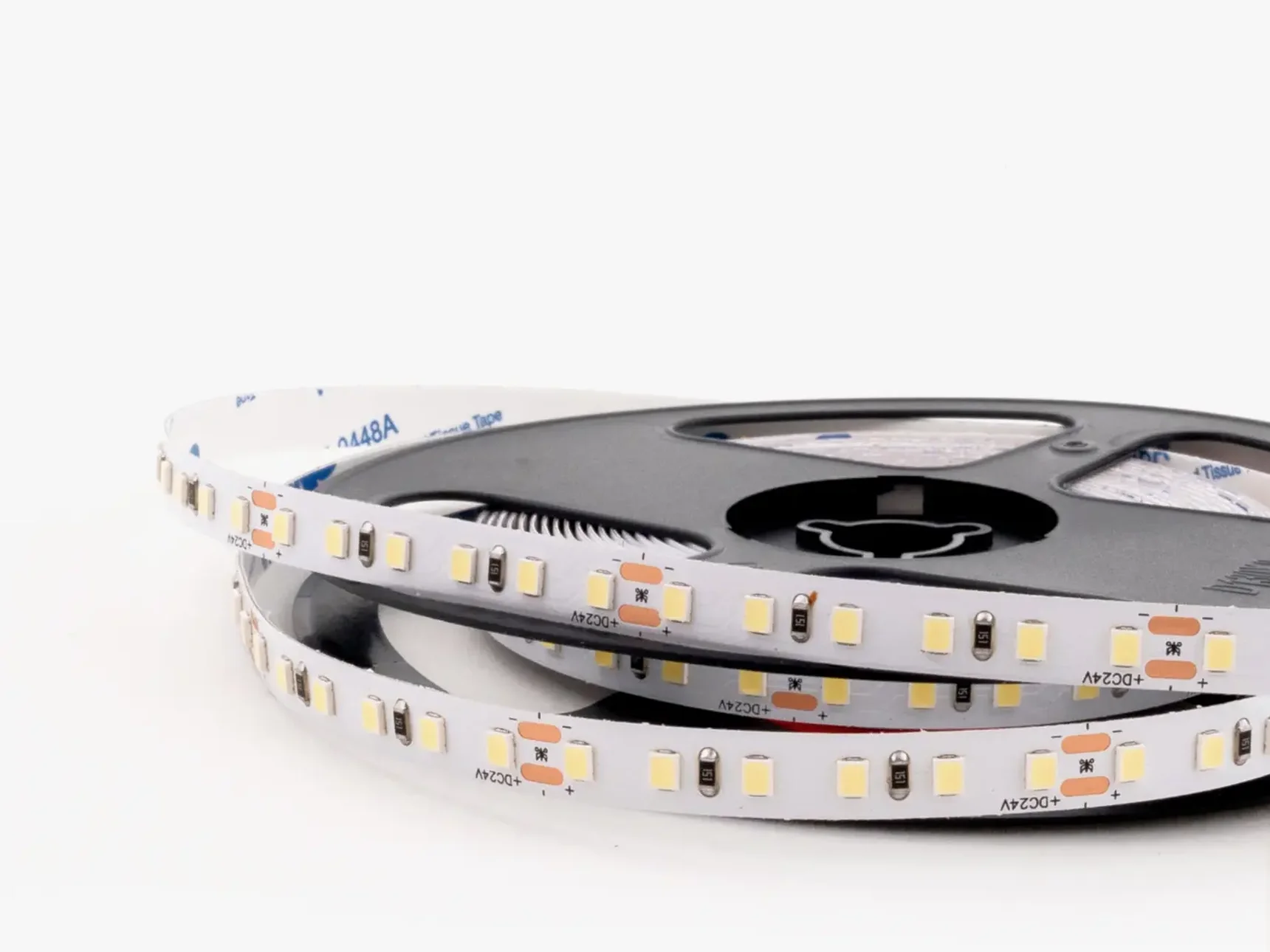 Светодиодная лента 2835 120/м (9,6Вт/м) 24В холодная 004181