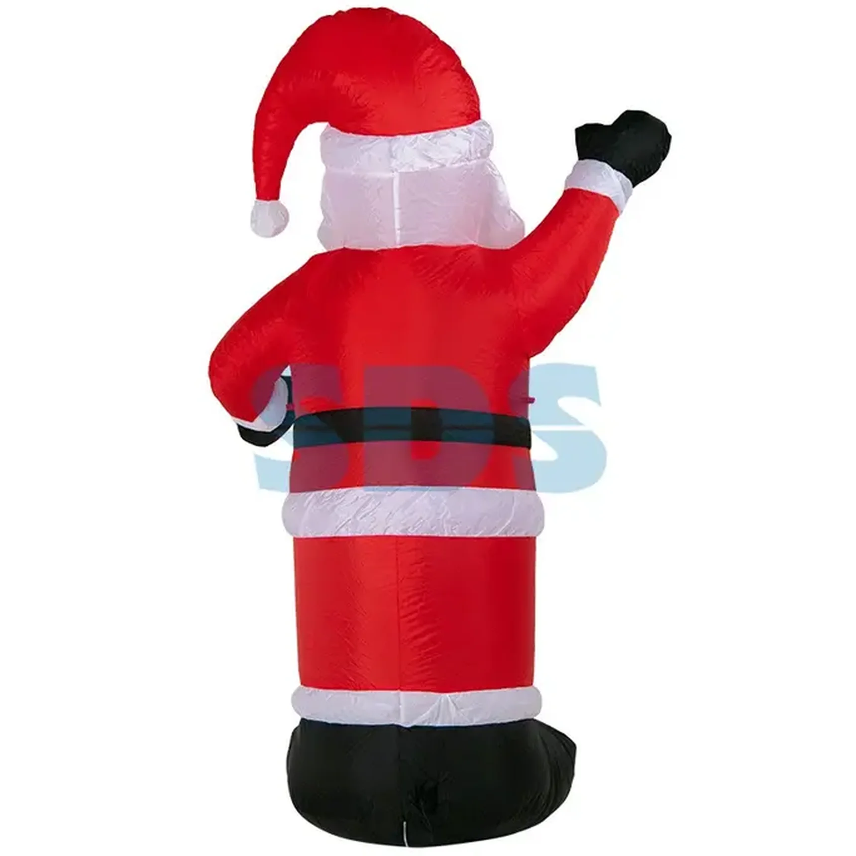 3D фигура надувная "Дед Мороз приветствует",  размер 180 см,  внутренняя подсветка 5 LED,  компрессор с адаптером 12В,  IP 65 NEON-NIGHT