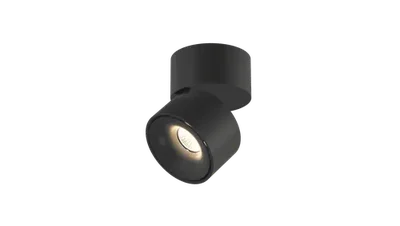 Светильник светодиодный потолочный накладной поворотный, серия I, Черный, 15Вт, IP20, Теплый белый (3000К), I-SF-BL-WW