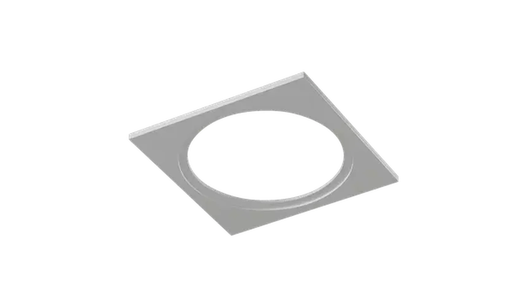 Рамка для серии COMBO 1 квадратная, белая, COMBO-1S1-WH