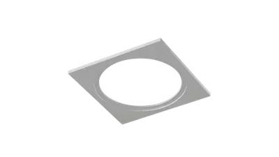 Рамка для серии COMBO 1 квадратная, белая, COMBO-1S1-WH