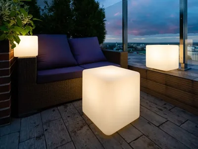 Светильник ландшафтный КУБ CUBE_G Stone (E27) 50 IP66 4000K