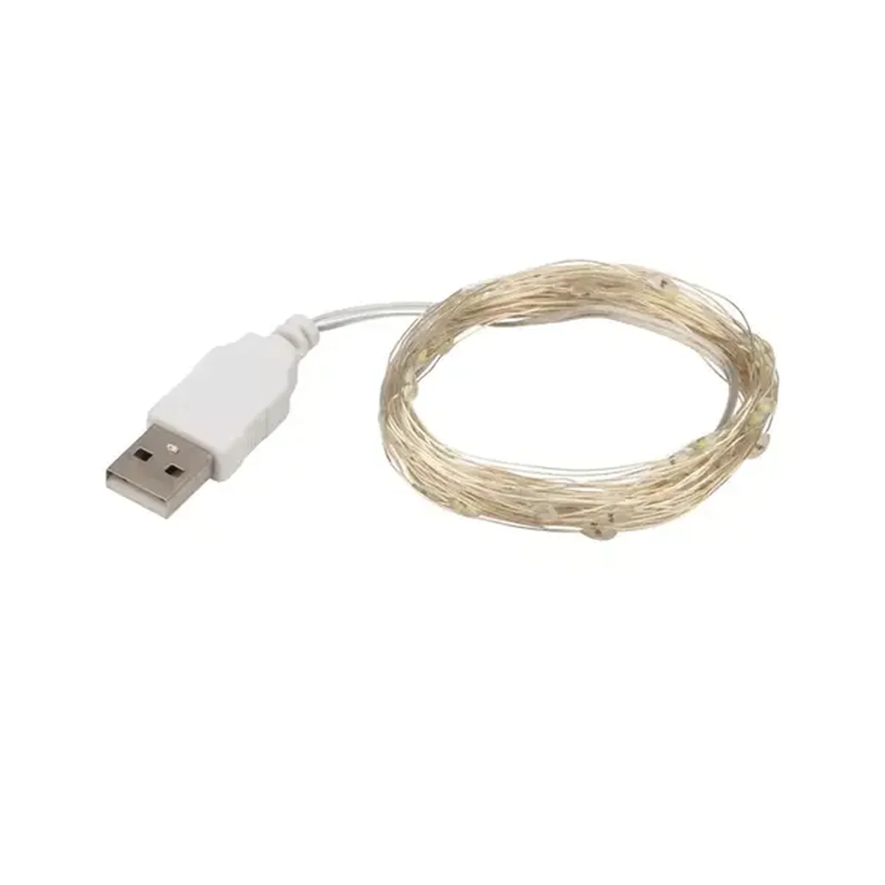 Гирлянда Роса 10 м, 100 LED, USB, теплое белое свечение NEON-NIGHT