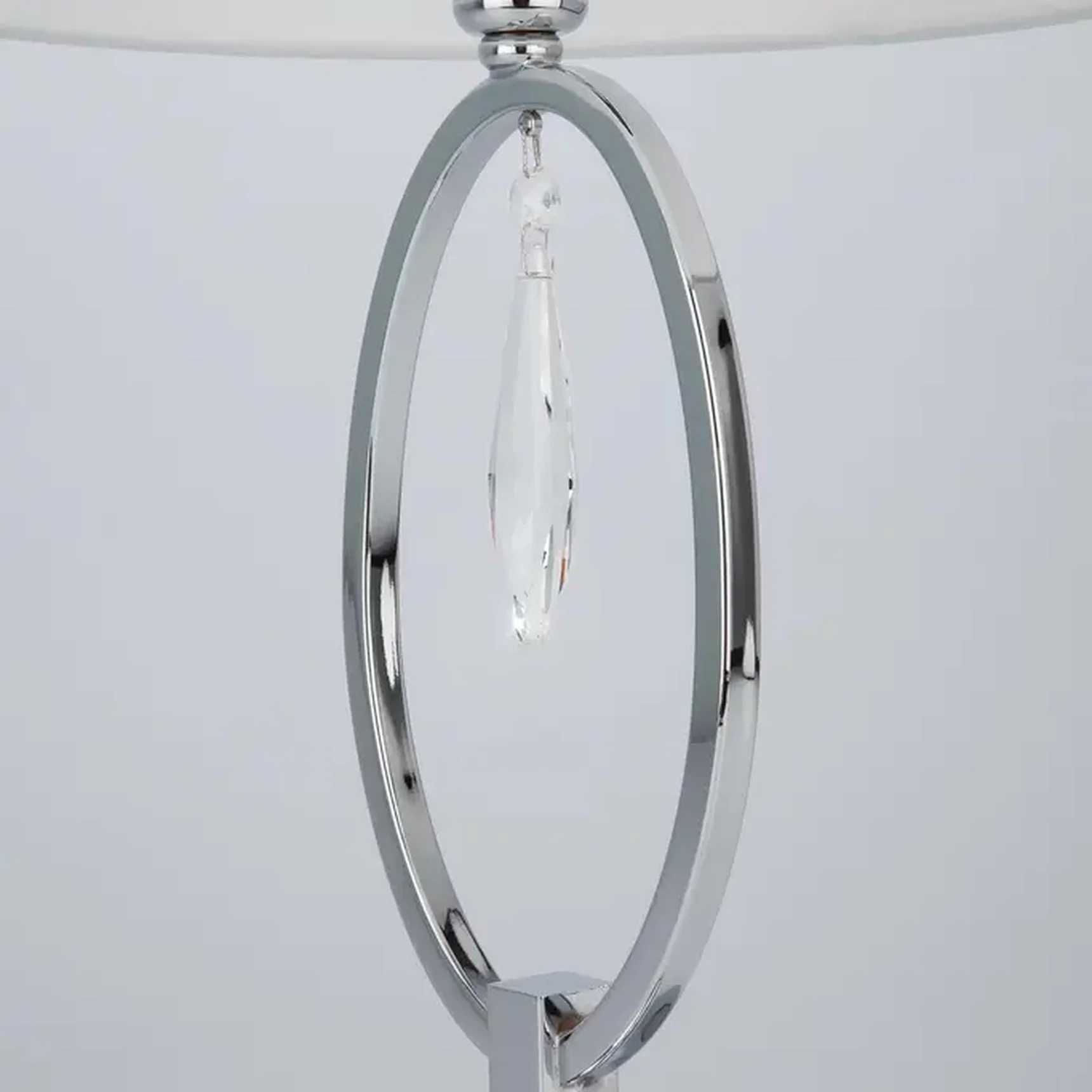 Настольная лампа Eurosvet 01055/1 хром/прозрачный хрусталь Strotskis