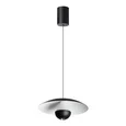 359336 OVER NT24 000 черный Светильник подвесной с механизмом регулировки высоты, провод 2м IP20 LED 4W вниз/3W вверх 760Лм 3000K 170-265V IMAN
