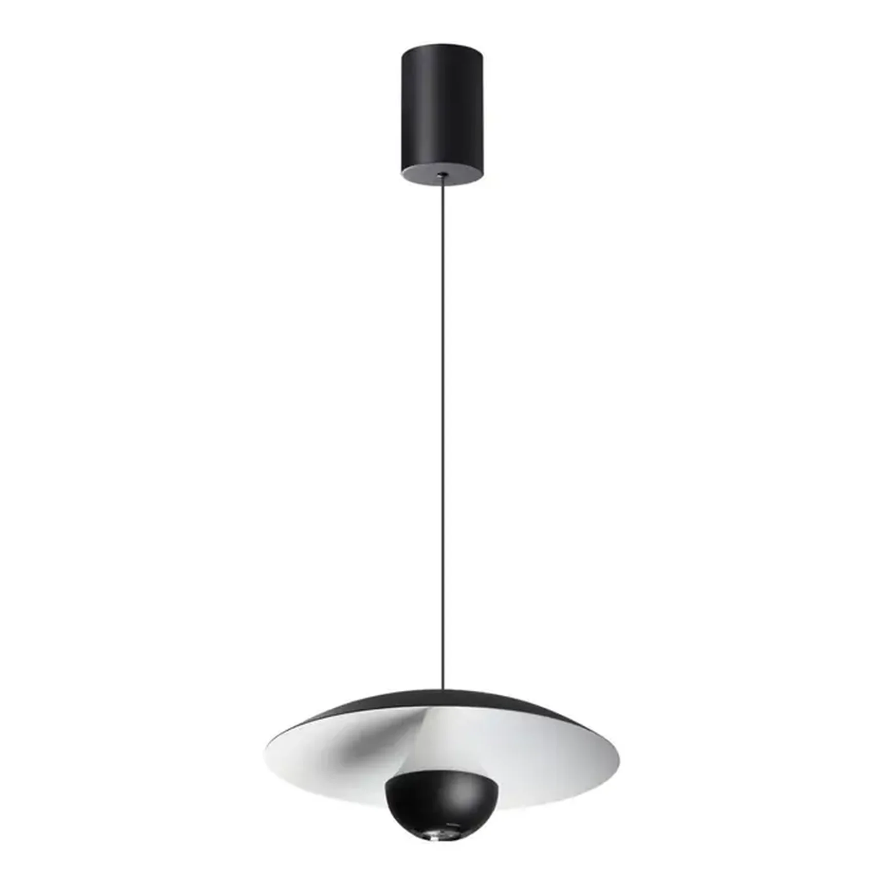 359336 OVER NT24 000 черный Светильник подвесной с механизмом регулировки высоты, провод 2м IP20 LED 4W вниз/3W вверх 760Лм 3000K 170-265V IMAN