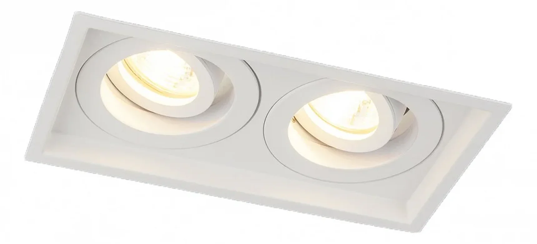 Алюминиевый точечный светильник 1071/2 MR16 WH белый