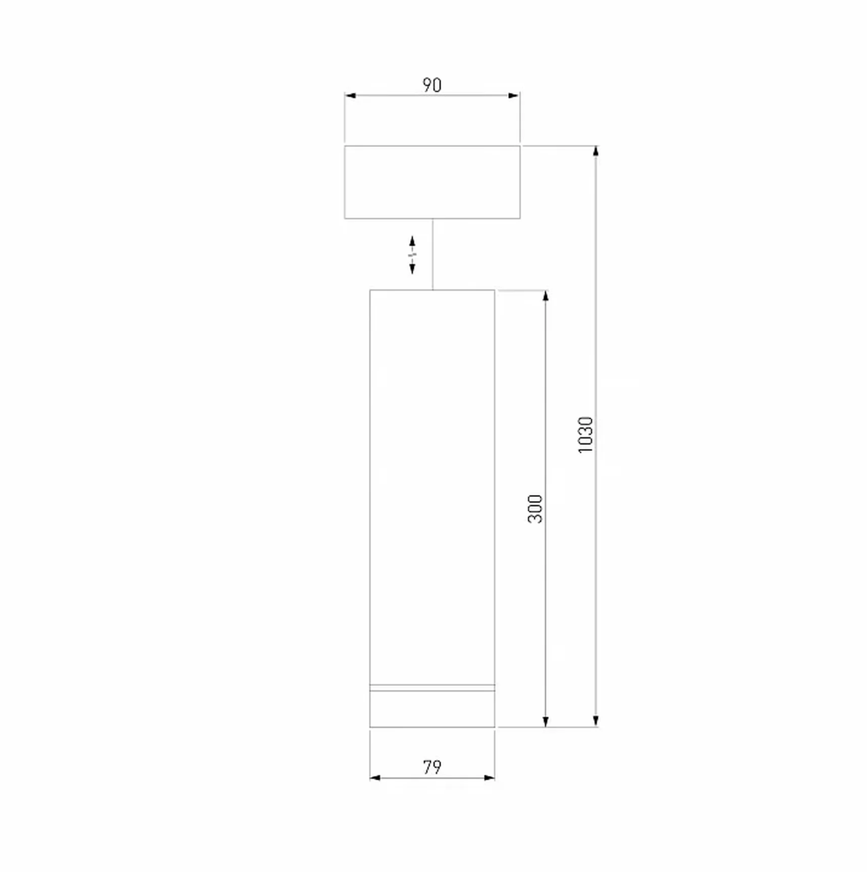 Подвесной светодиодный светильник DLR023 12W 4200K черный матовый