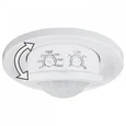 Инфракрасный датчик движения 8m 2,2-4m 1200W IP20 360° SNS-M-12 белый