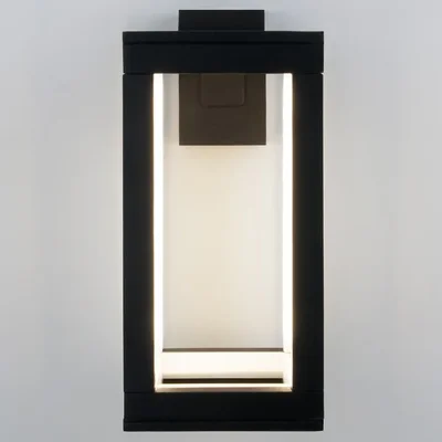 Уличный настенный светодиодный светильник Frame LED IP54 1527 TECHNO LED черный