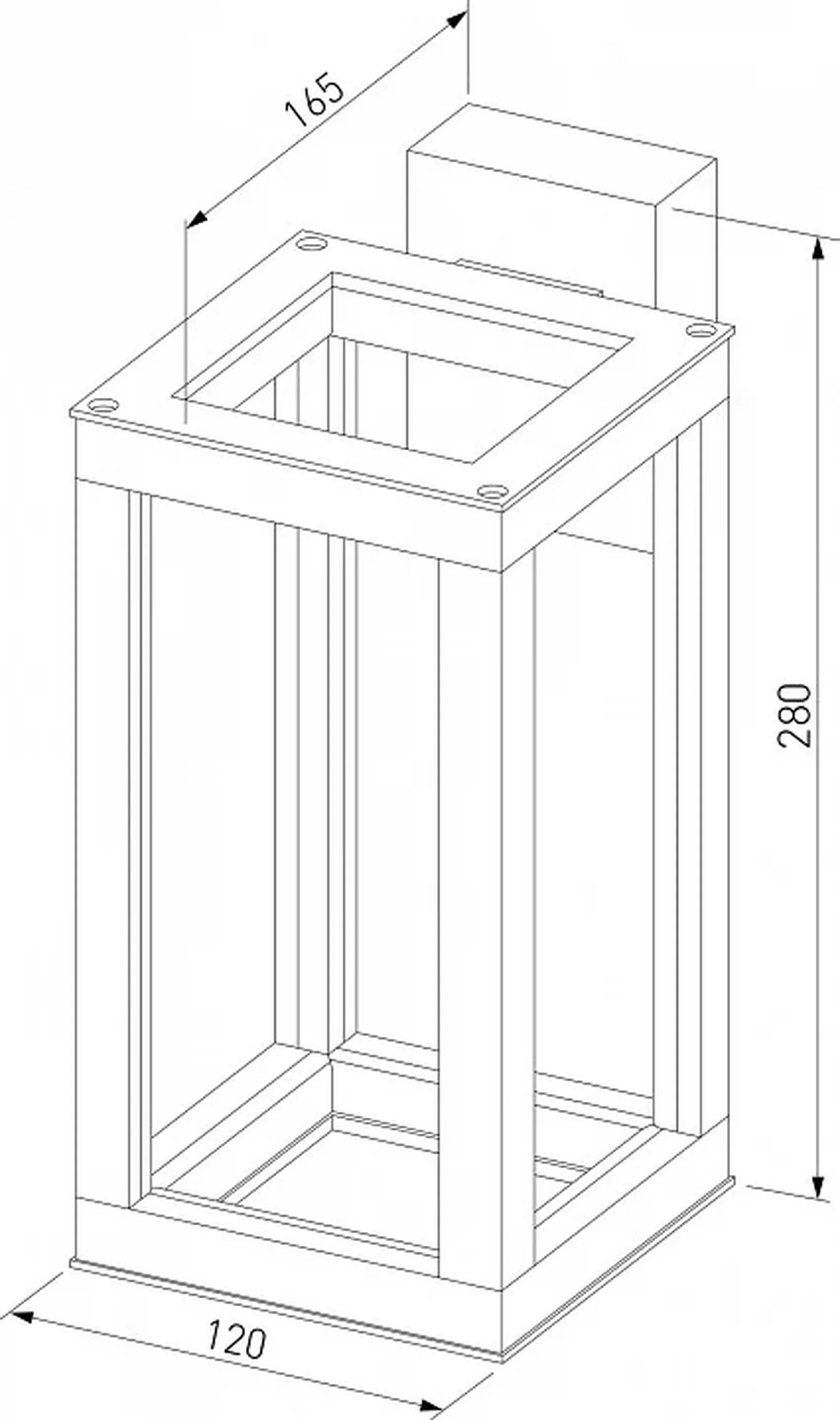 Уличный настенный светодиодный светильник Frame LED IP54 1527 TECHNO LED серый