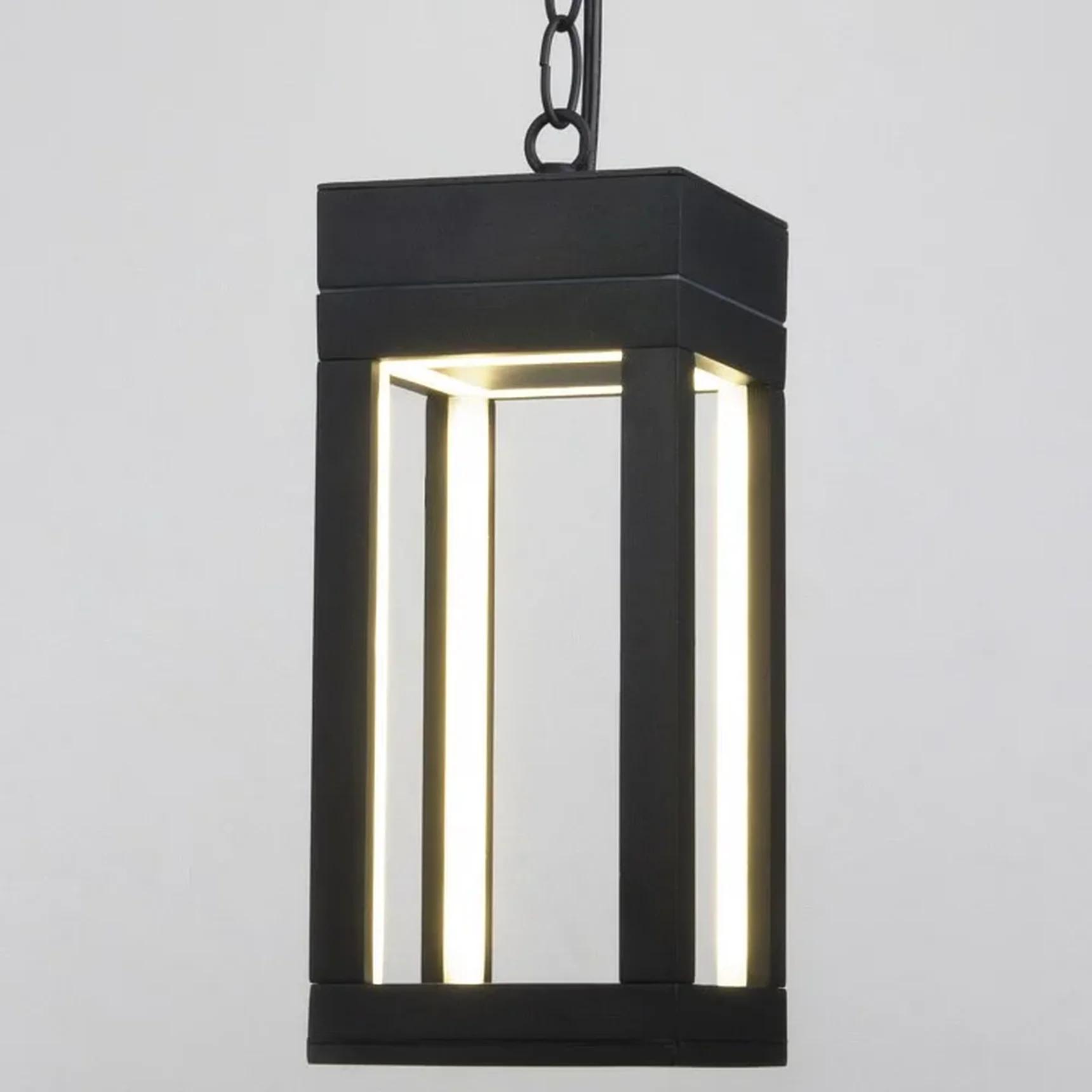Уличный подвесной светодиодный светильник Frame LED IP54 1528 TECHNO LED черный
