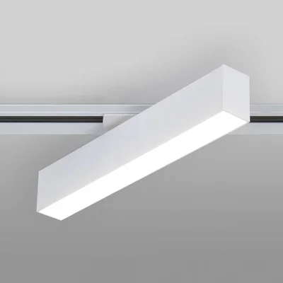 Трековый светодиодный светильник для однофазного шинопровода X-Line 10W 4200K белый матовый X-Line белый матовый 10W 4200K (LTB53) однофаз