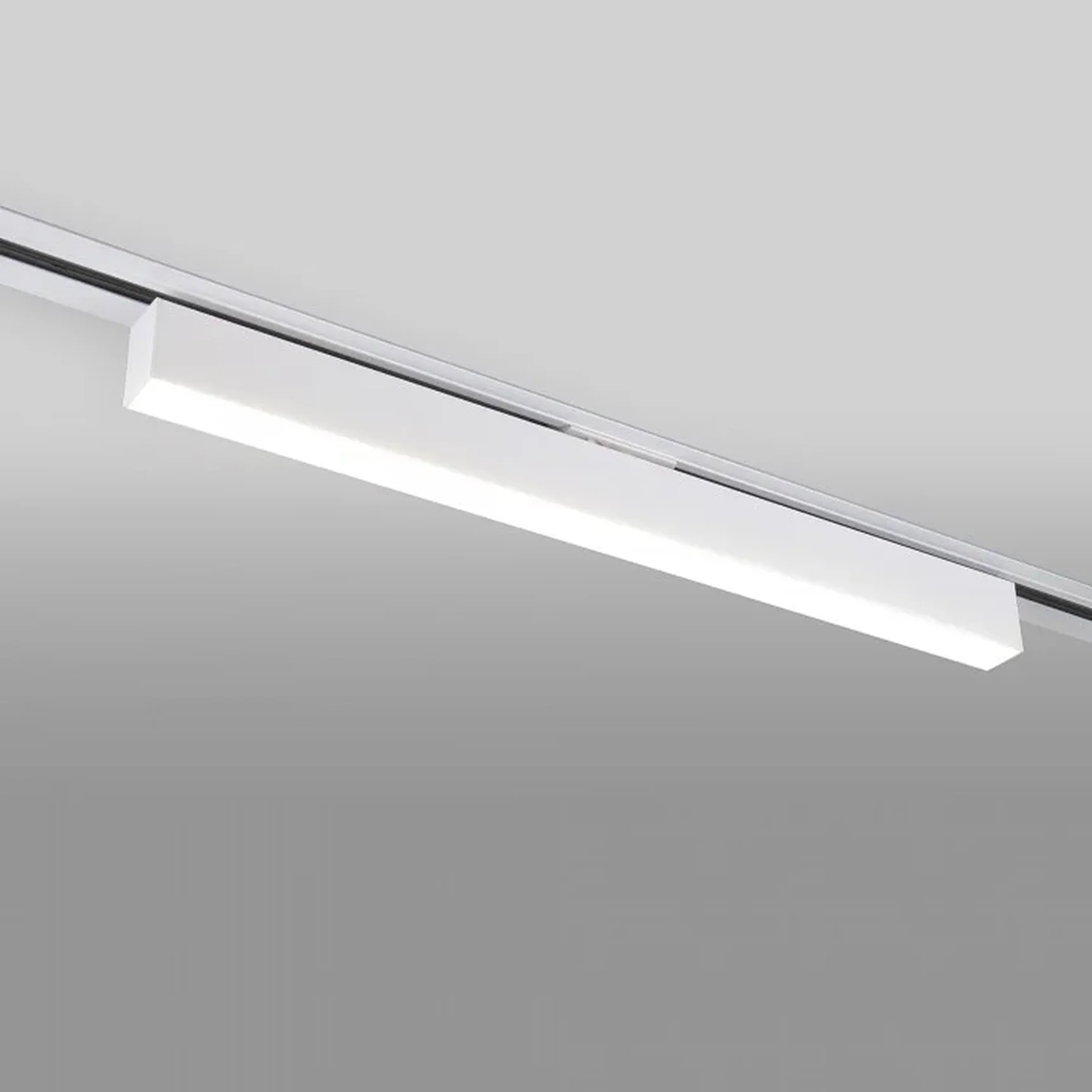 Трековый светодиодный светильник для однофазного шинопровода X-Line 20W 4200K белый матовый X-Line белый матовый 20W 4200K (LTB54) однофаз