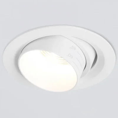 Встраиваемый светодиодный светильник с регулировкой угла освещения 9919 LED 10W 4200K белый