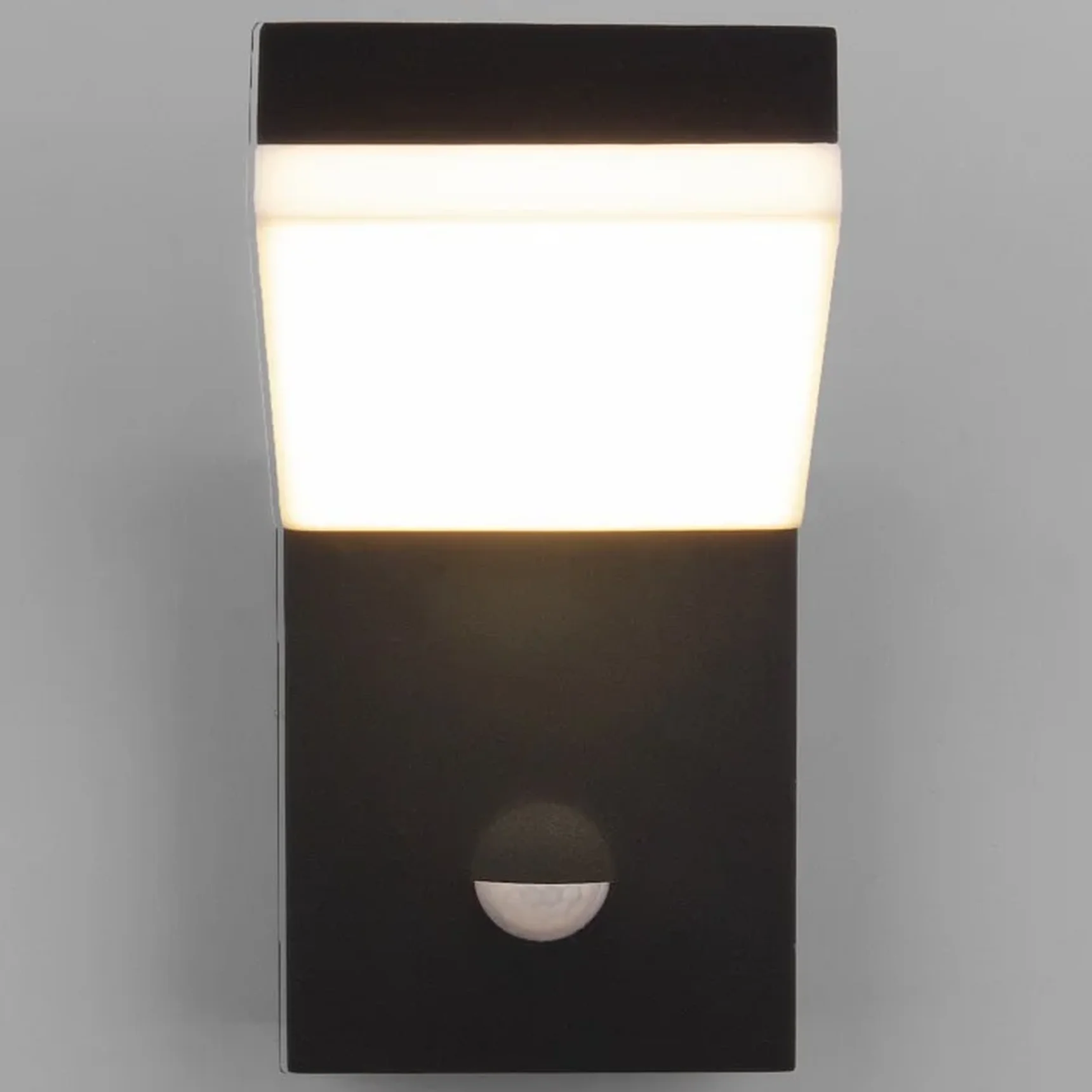 Уличный настенный светодиодный светильник Sensor IP54 (с датчиком движения) 1541 TECHNO LED черный