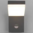 Уличный настенный светодиодный светильник Sensor IP54 (с датчиком движения) 1541 TECHNO LED серый