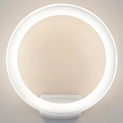 Уличный настенный светодиодный светильник Ring IP54 1710 TECHNO LED белый