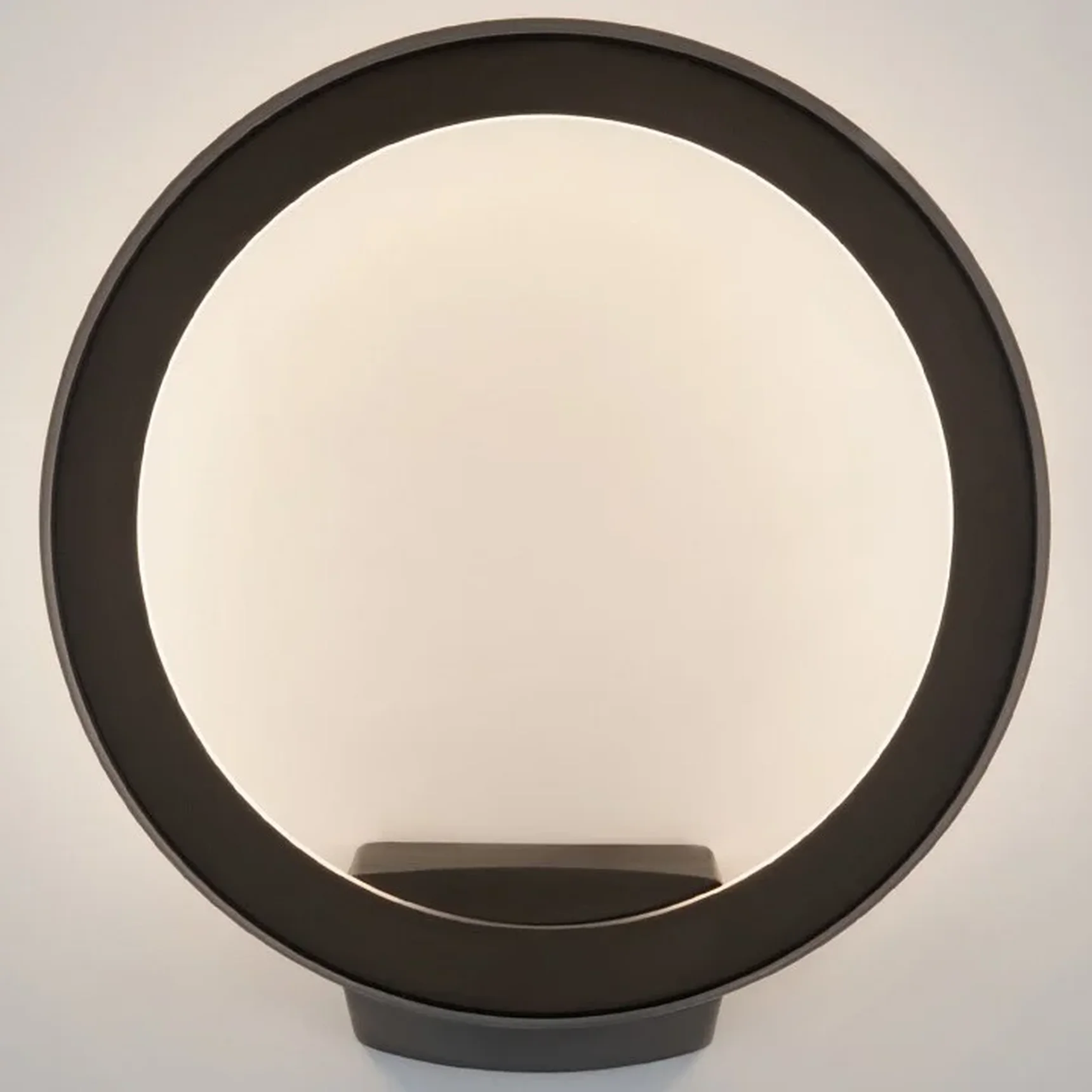 Уличный настенный светодиодный светильник Ring IP54 1710 TECHNO LED черный