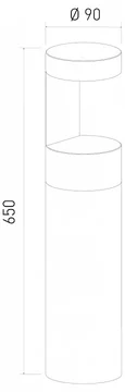Наземный низкий светильник Elektrostandard Nimbus a055641