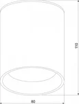 Накладной светодиодный влагозащищенный светильник IP54 35130/H черный