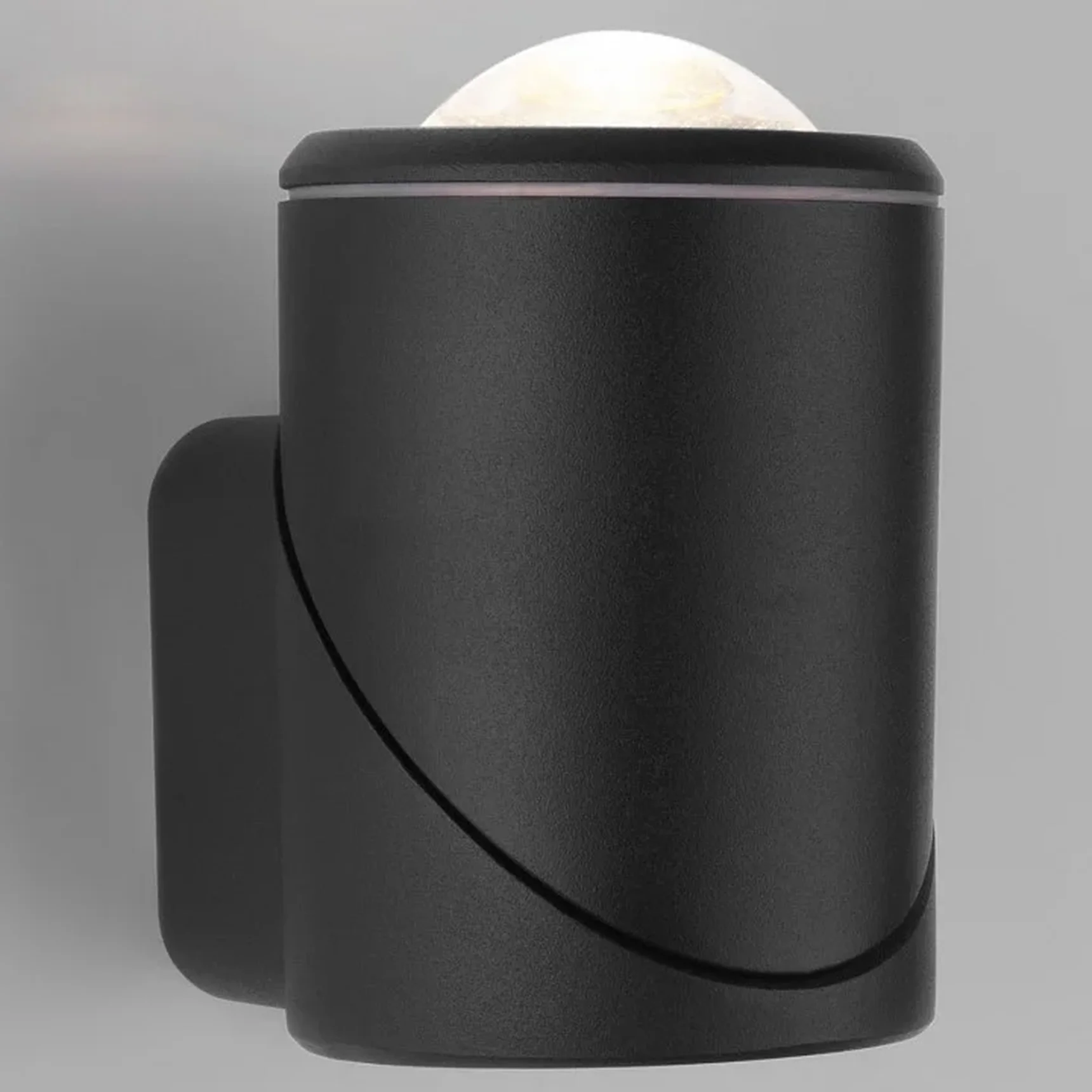 Уличный настенный светодиодный светильник GIRA U LED IP54 35127/U черный