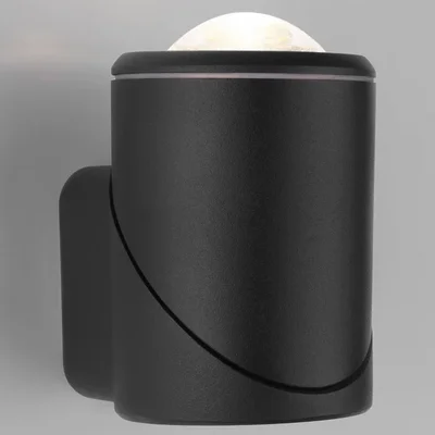 Уличный настенный светодиодный светильник GIRA U LED IP54 35127/U черный