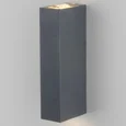 Уличный настенный светодиодный светильник Blaze LED IP54 35136/W серый