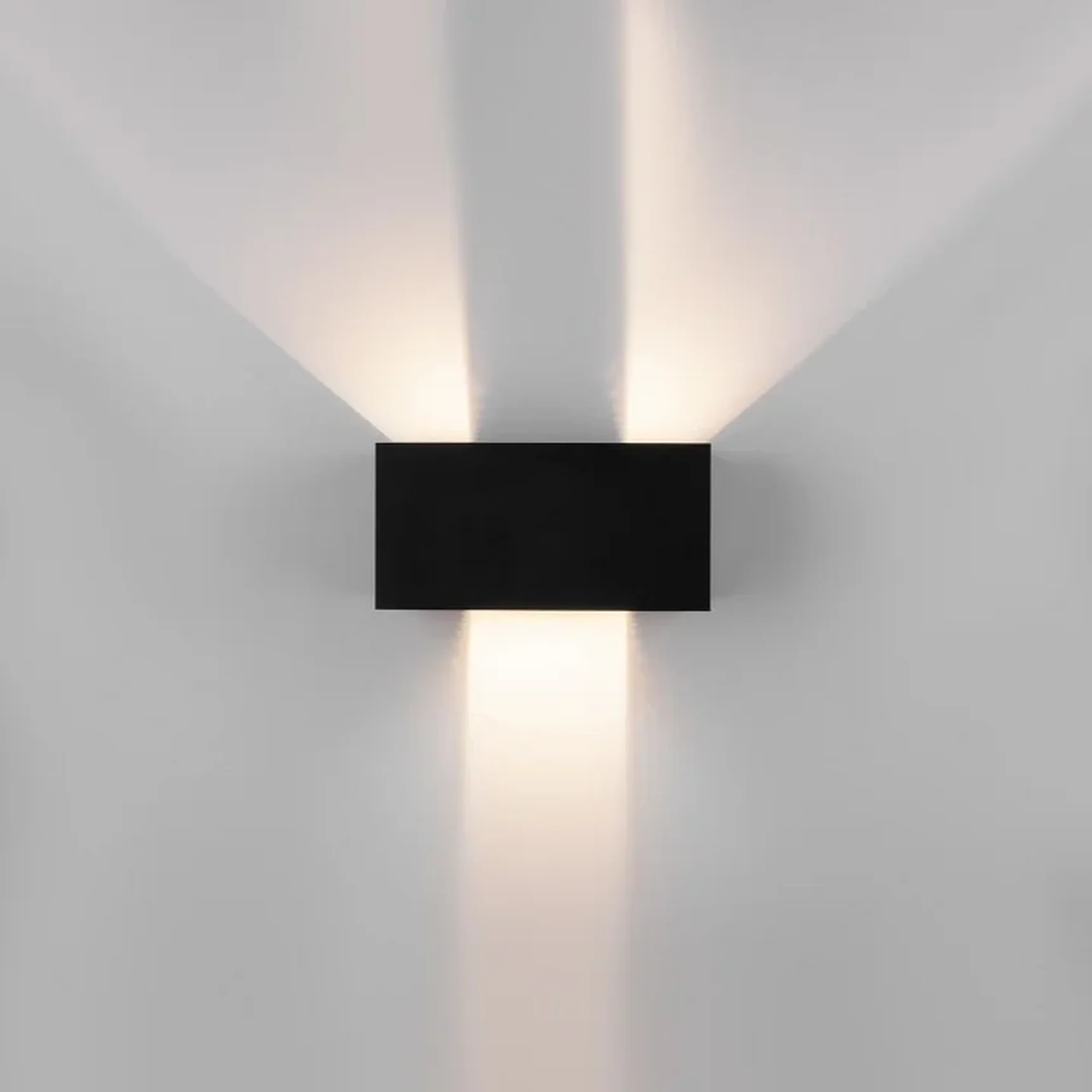 Уличный настенный светодиодный светильник WINNER DOUBLE LED IP54 35137/W черный