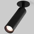 Diffe светильник встраиваемый черный 8W 4200K (25040/LED) 25040/LED