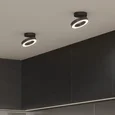 Накладной светодиодный светильник Spila черный 12W 4200К 25105/LED