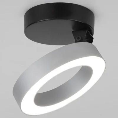 Накладной светодиодный светильник Spila серебро 12W 4200К 25105/LED