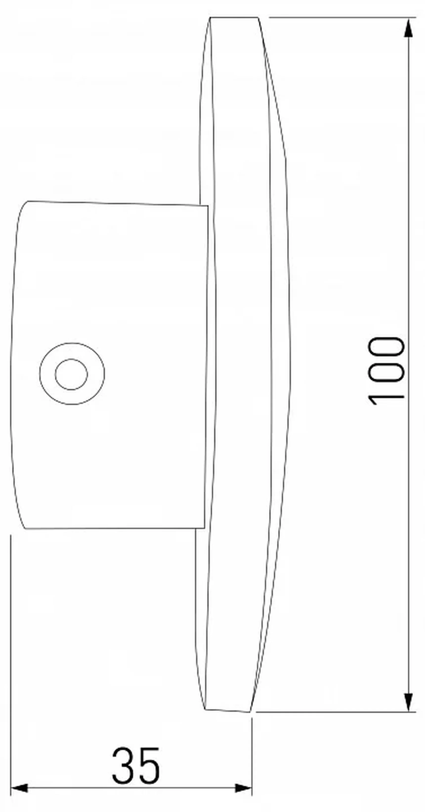 Светильник настенный светодиодный Mini Disc MRL LED 1126 золото