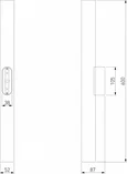 Светильник настенный светодиодный Langer IP44 40124/LED черный